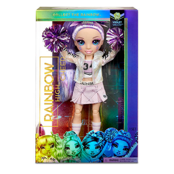 Rainbow High Cheer Doll - Violet Willow (Purple)-18361