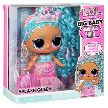 LOL Surprise! Big Baby Hair Doll - Splash Queen-25870