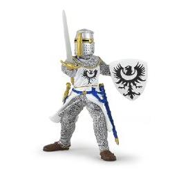 Papo 39946 Rycerz biały z mieczem 7,8x6,5x10,4cm-26199