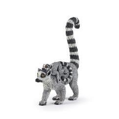 Papo 50173 Lemur z młodym 2x6,3x7,8cm-26219