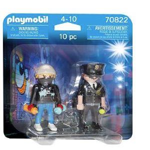 Playmobil 70822 DuoPack Policjant i grafficiarz-28620