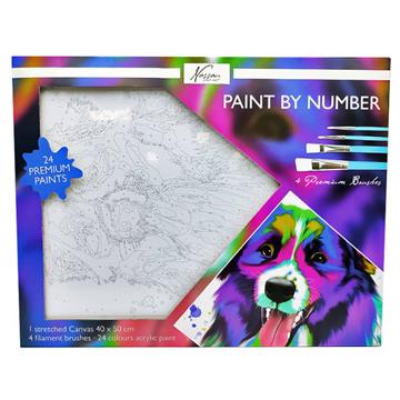 GRAFIX Malowanie Po Numerach Pies 40x50 cm-26688