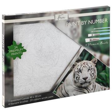 GRAFIX Malowanie Po Numerach Tygrysy 40x50 cm-26690