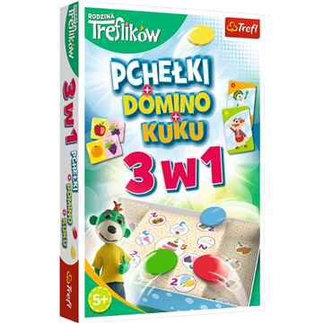 Gra Trefliki 3 w 1 Pchełki+Domino+A Kuku-24114