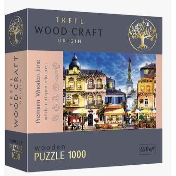 Puzzle 1000 el. Drewniane Francuska uliczka-27639