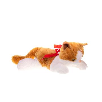 Kotek Leżący z Czerwoną Kokardą-9101