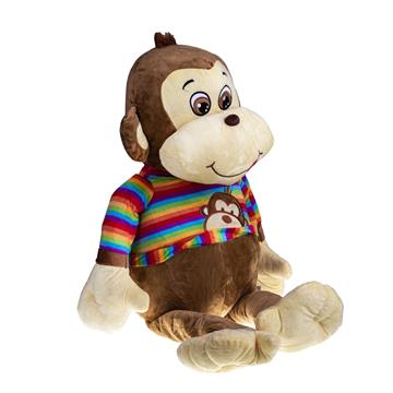 Małpka w Pasiastej Koszulce Duża-8981