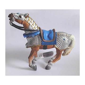 BULLYLAND Figurka Koń Wojenny Niebieskie Siodło-14678