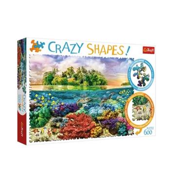 Puzzle 600 el. Crazy Shapes Tropikalna wyspa-34357