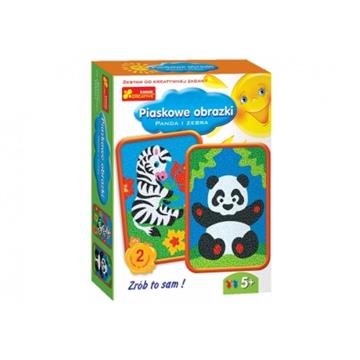 RANOK Piaskowe Obrazki. Panda i Zebra-11928