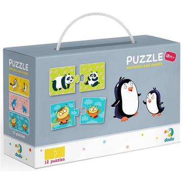 DODO Puzzle Duo Mamy i Dzieci 12 x 2 el.-35720