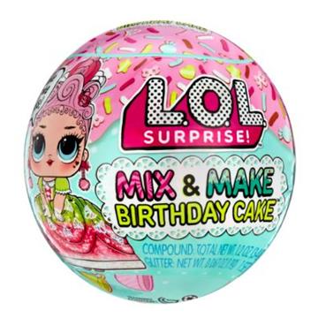 LOL Surprise! Mix & Make Birthday Cake Tots Asst-36149