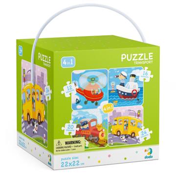 DODO Puzzle 4 w 1 Transport-24595