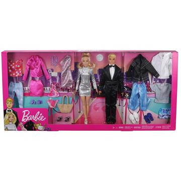 BARBIE - Lalka Barbie i Ken z Zestawem Ubranek-25290