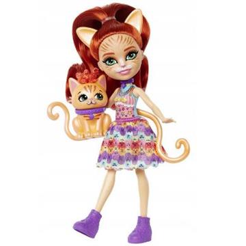 ENCHANTIMALS Tarla Orange Cat + figurka Cuddler-28403