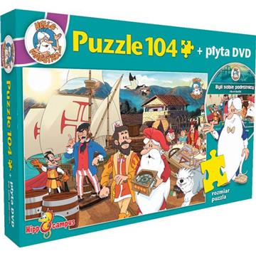 Puzzle BYLI SOBIE PODRÓŻNICY Żeglarze + DVD-11464