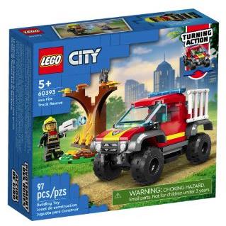 LEGO 60393 Wóz strazacki 4x4 - misja ratunkowa-27359